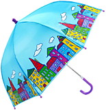 Зонт детский "Домики" 46 см
