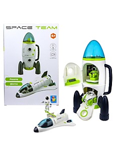 1TOY SPACE TEAM 3 в 1 Космический набор (ракета,фрикц. маш., квадроцикл, 3 космонавта, свет и звук)