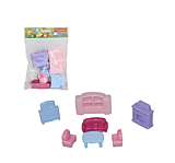 Набор мебели для кукол №2 (7 элементов в пакете)