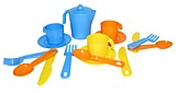 Набор детской посуды "Анюта" на 3 персоны