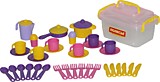 Набор детской посуды "Настенька" на 6 персон (38 элементов) (в контейнере)